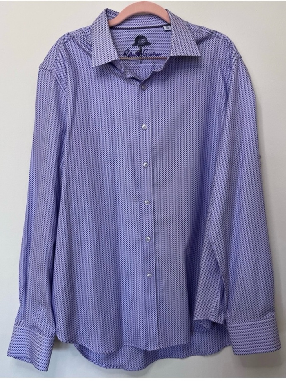 Robert Graham Patterned Flip Cuff Dress Shirt